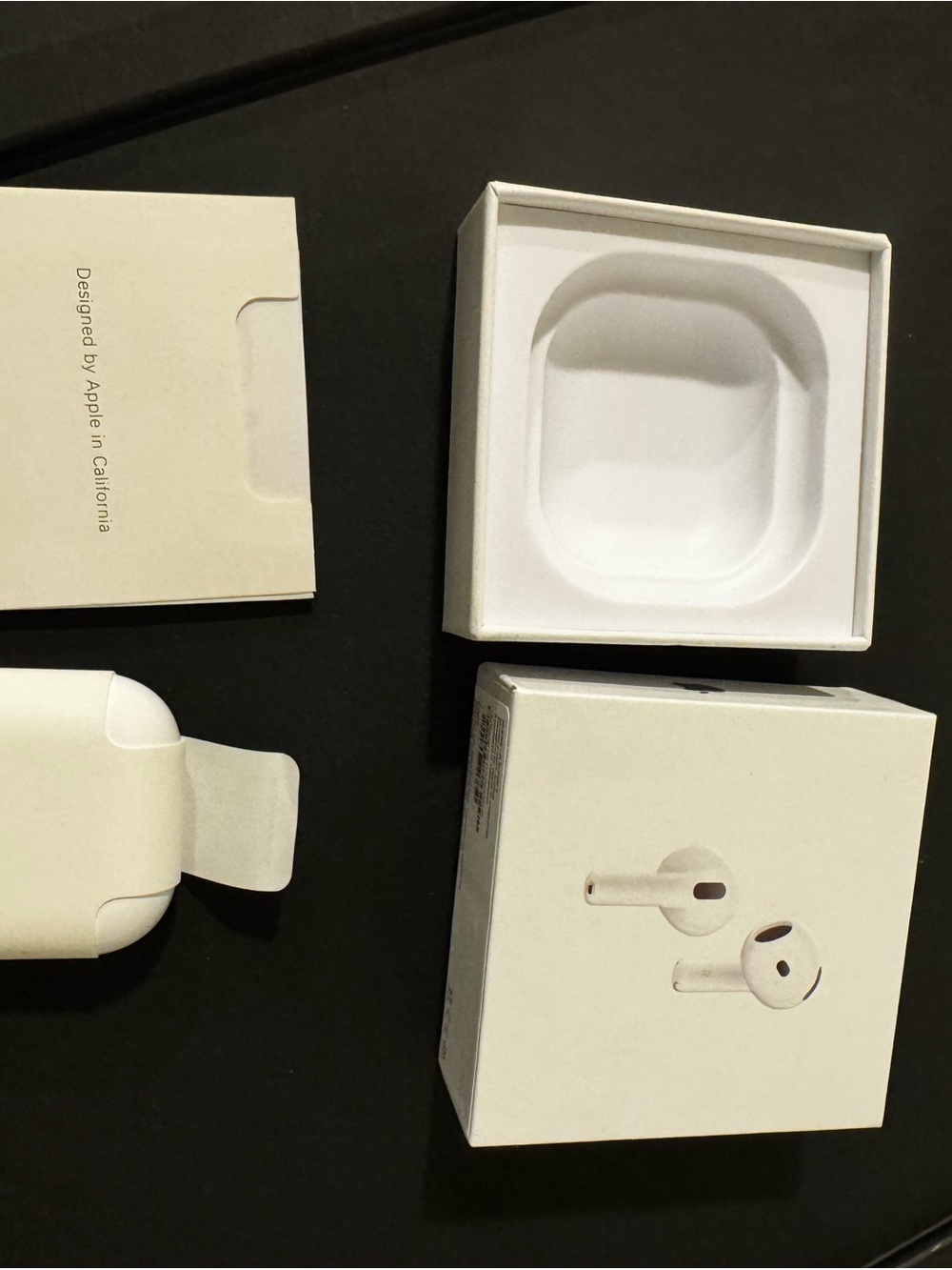 Apple White AirPods Set with Case and Box